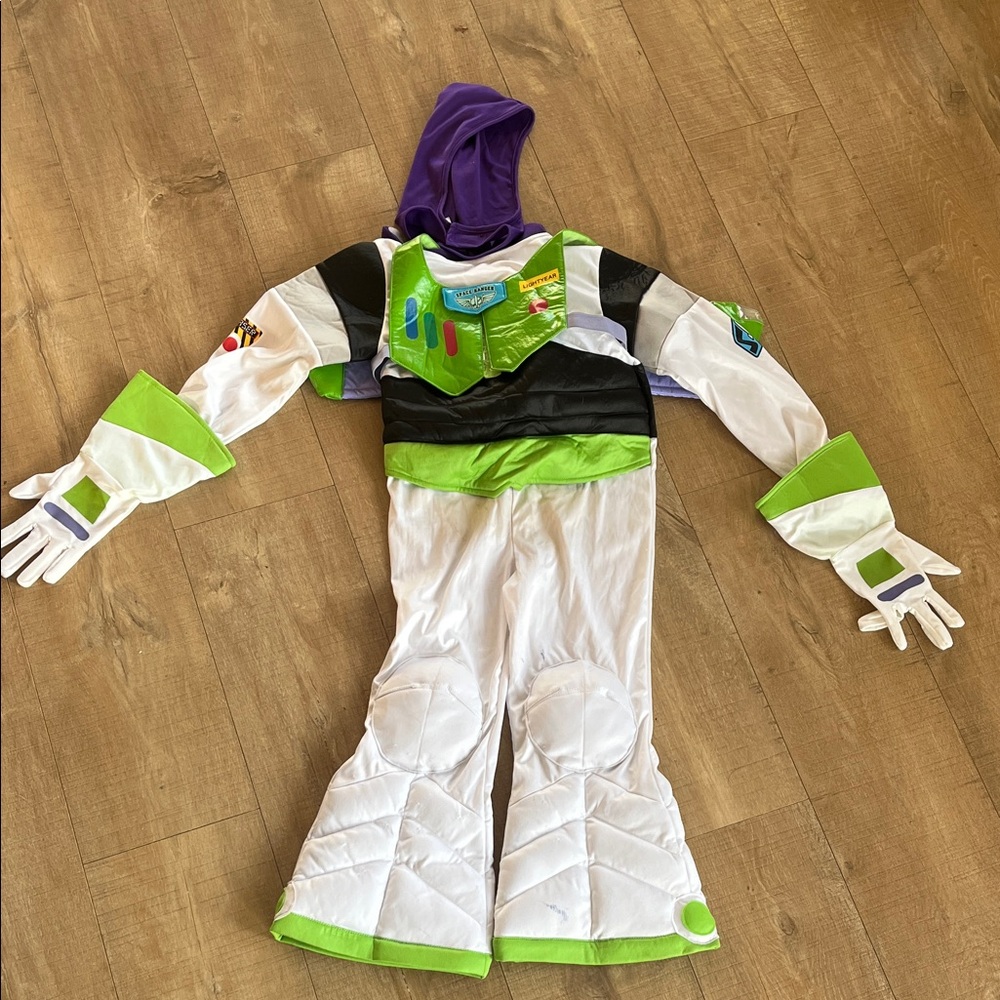 Kids Space Ranger Costume - White, Green, Purple